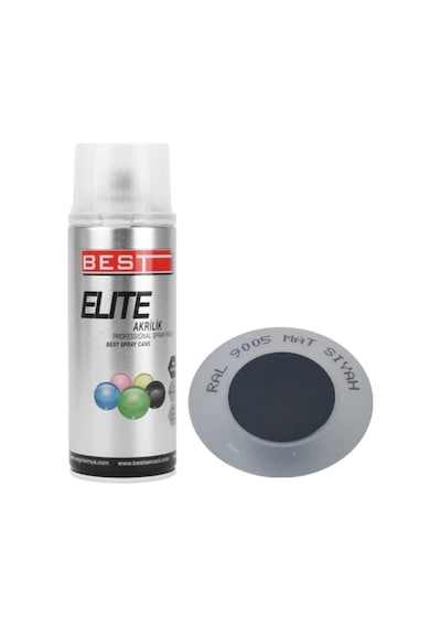 Best Akrilik R-9005 Mat Siyah 400Ml