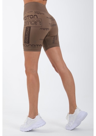 Maraton Active Slimfit Kadın Koşu Kakao Şort 818015-kakao