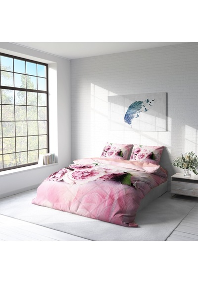 Monohome Softrose 3D Pamuk Saten Çift Kişilik Nevresim Takımı Çok Renkli