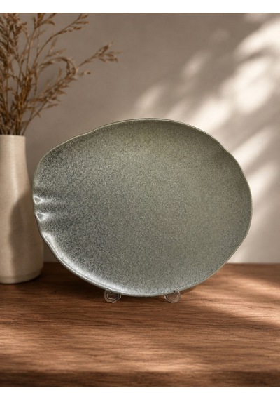 Adelfa Tone Oval Tabak 36 Cm Kahvaltı, Peynir, Şarküteri, Meze, Et Ve Gourmet Çok Amaçlı Çok Renkli