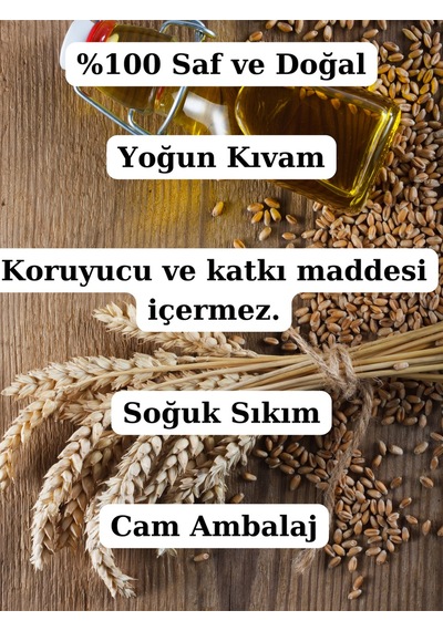 Saf Buğday Özü Yağı - Taşıyıcı Yağ 100 Ml 20 ML