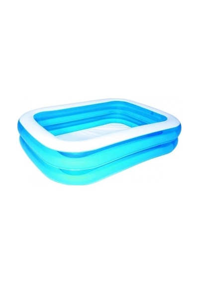 Bestway Dikdörtgen Büyük Aile Havuzu 54005 200 X 146 X 48 Cm Lacivert