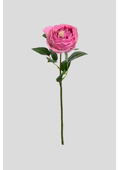 Pembe Yapay Lüx Şakayık Tek Dal Premium Canlı Islak Gerçek Dokulu 45 Cm