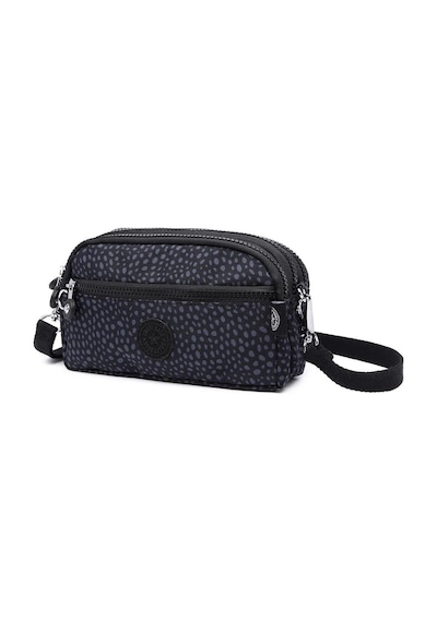 Smart Bags Minik Boy Su Geçirmez Krınkıl Kumaş Telefon Ve Postacı Çantası Puantiye Siyah