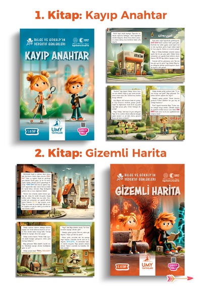 Umy Yayınları Bilge Ve Gökalp İn Dedektif Günlükleri Seti 5 Kitap - Çocuklar İçin Mantık, Dikkat Ve Problem Çözme Geliştiren Hikayeler