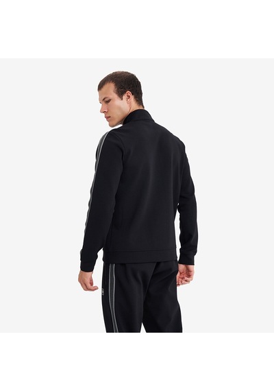 Lescon Siyah Erkek Fermuarlı Sweatshirt 26n-1141