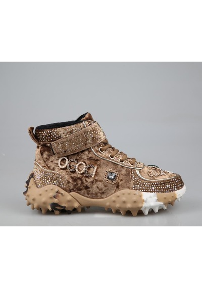 Guja 24k351 Boğazlı Camel Kadın Sneakers Camel