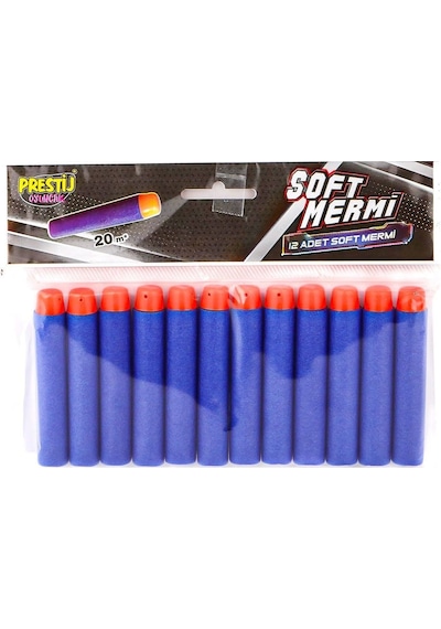 Fab Bk 001 Yedek Yumuşak Dart Mermisi 12 Adet Soft Mermi