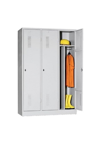 Doğuş Çelik Kilitlenebilir Üçlü Soyunma Dolabı - Dayanıklı Ve Ergonomik Diğer