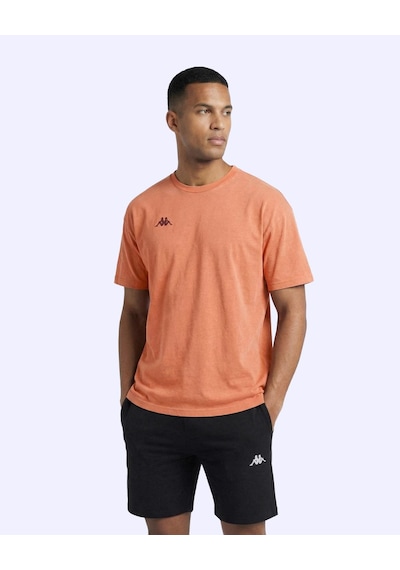Kappa Jona Tshirt Erkek Koyu Turuncu Oversize Tişört