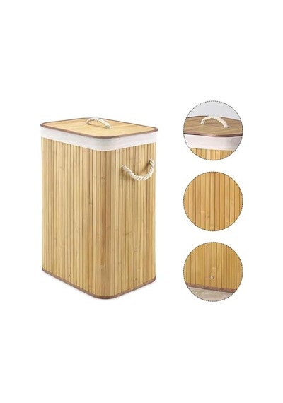 Orret Home Doğal Bambu Katlanabilir Kirli Çamaşır Sepeti, Yıkanabilir Çıkarılabilir Astar Torbalı, Sele Görünümlü Şık Ve Dayanıklı Çamaşır Sepeti, Kapaklı Ve Ergonomik Tasarım Dikdörtgen Açık Bej Orret Home Doğal Bambu Katlanabilir Kirli Çamaşır Sepeti, Yıkanabilir Çıkarılabilir Astar Torbalı, Sele Görünümlü Şık Ve Dayanıklı Çamaşır Sepeti, Kapaklı Ve Ergonomik Tasarım Dikdörtgen Açık Bej
