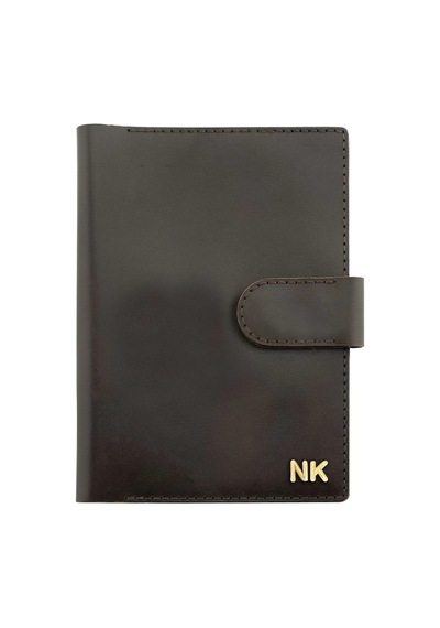 A5 Defter Ve Ajanda Kılıfı - %100 Tiesto Deri - Ko10002 - Koyu Kahverengi Koyu Kahverengi
