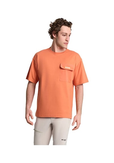 Columbia Cs0376 Csc M Heritage T-shirt Erkek Günlük Tişört 9120568625 Kırmızı KIrmızı