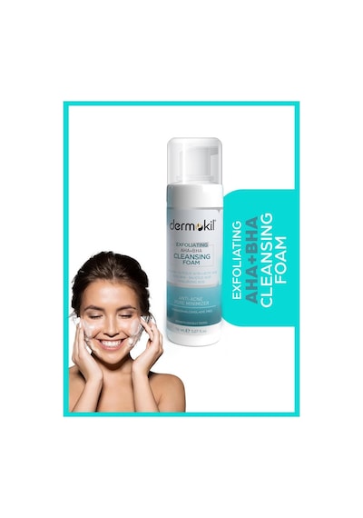 Dermokil Exfoliating Aha+Bha Niacinamide Yüz Temizleme Köpüğü 150 ML