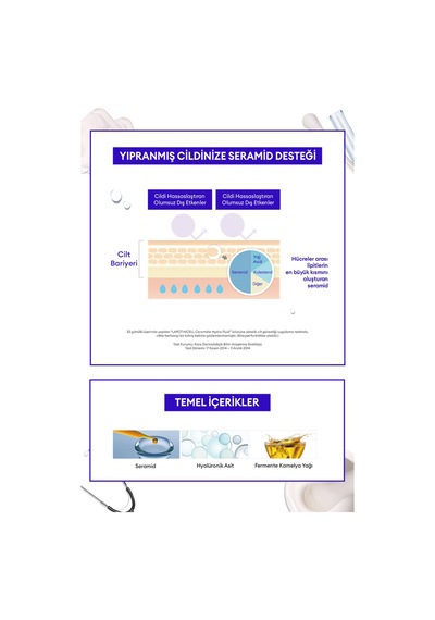 Seramid İçerikli, Nemlendirici Tonik & Losyon & Esans Lapothıcell Ceramide Hydra Fluid