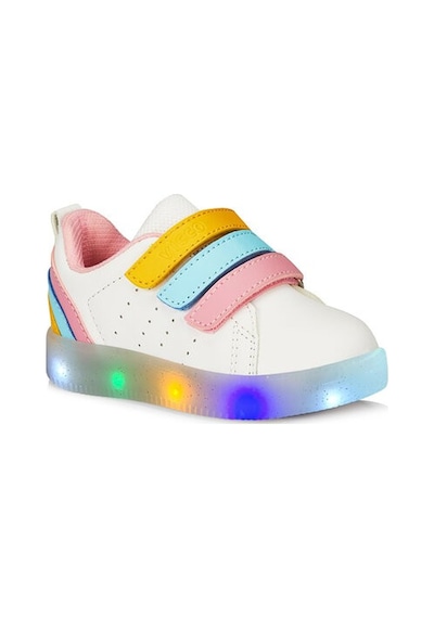 Vicco Sun Işıklı Kız Çocuk Beyaz/Pembe Sneaker