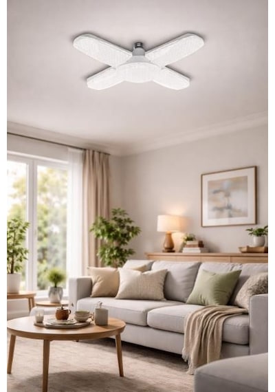 Cata Kristal Pervane Ampul Güçlendirilmiş Işık Pervane Bulb 6500k Beyaz Işık Ct-1150