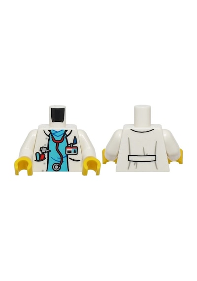 Minifigür Parçaları: Torso, Vücut, Gövde: 973pb6090c01