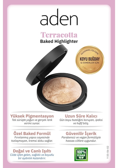 Aden Terracotta Highlighter - Terracotta Aydınlatıcı 0