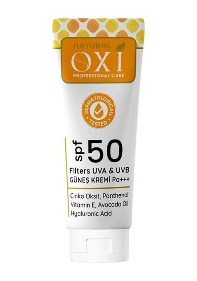 Oxi Natural 50+ Spf Uva & Uvb Mineral Filtreli Güneş Kremi 75ml.