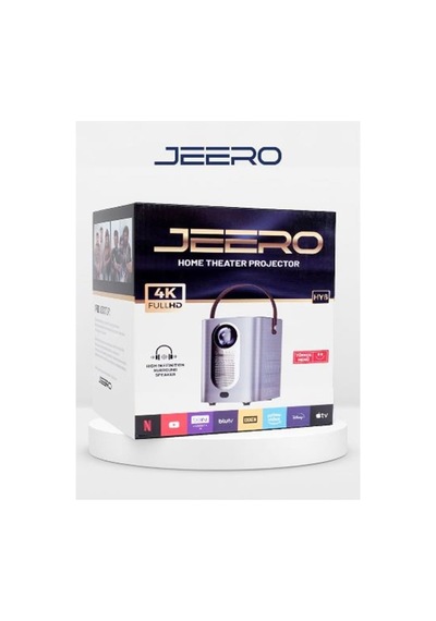 Jeero Hy6 4k Home Theater4k Projektör Hisilicon 325-quad-core A53-androıd