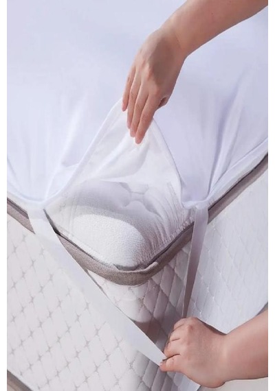 Evony Bebe Alez 70x130 Cm Sıvı Geçirmez Micro Kumaş Beyaz