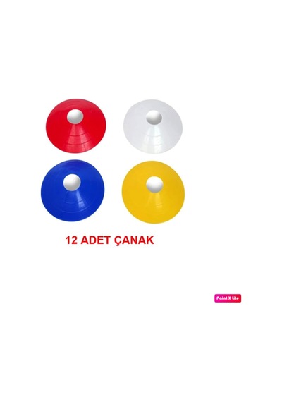 Avessa Scucs 26'li Antrenman Seti 12'li Çanak 12'li Huni 4 Mt Antrenman Merdiven Koordinasyon Çemberi, Tek Ebat, Scucs Çok Renkli