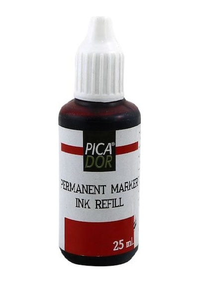 Picador Permanent Mürekkep Kırmızı 25 Ml