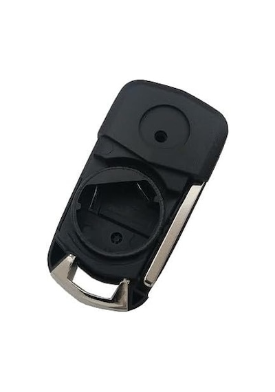 Autohan Keys Opel Astra H İçin 2 Butonlu Anahtar Kumanda Kabı, Siyah Plastik Standart