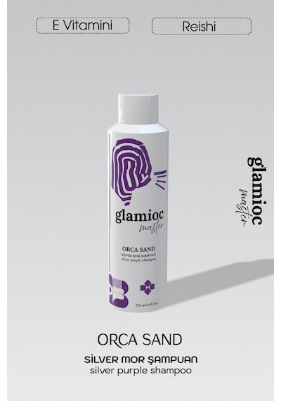 Mioc Kozmetik Glamioc Master Orca Sand Silver Mor Şampuan