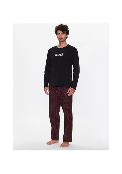Boss Erkek Pijama Takımı Siyah Siyah
