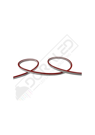 12 Volt 6x12mm Kırmızı Esnek Neon Led 5 M