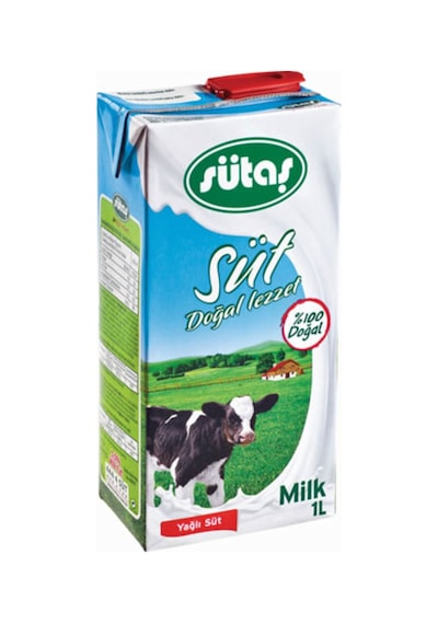Sütaş Yağlı Süt 1 Lt X 6 Adet