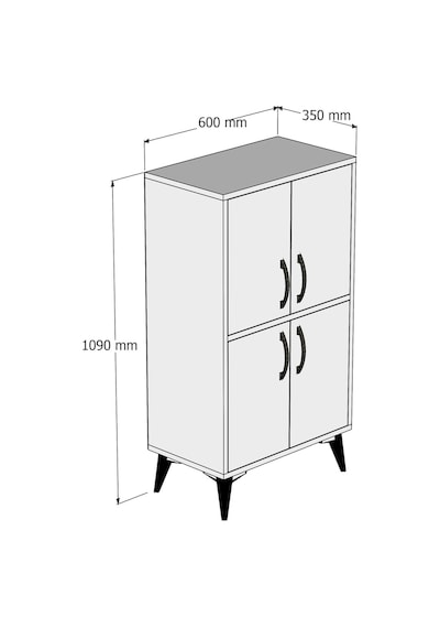 Küçük Boy Çok Amaçlı Dolap Çam - Mdl0202