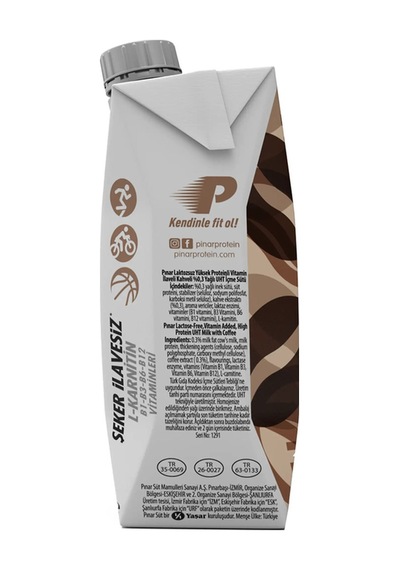 Kahveli Protein Süt 500 Ml X 12 Adet