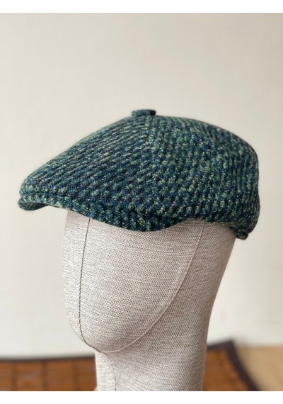 Aida Jewelss Kışlık Özel Kumaş Yünlü Peaky Blinders Model Dökümlü Unisex Yünlü Kasket Şapka Haki