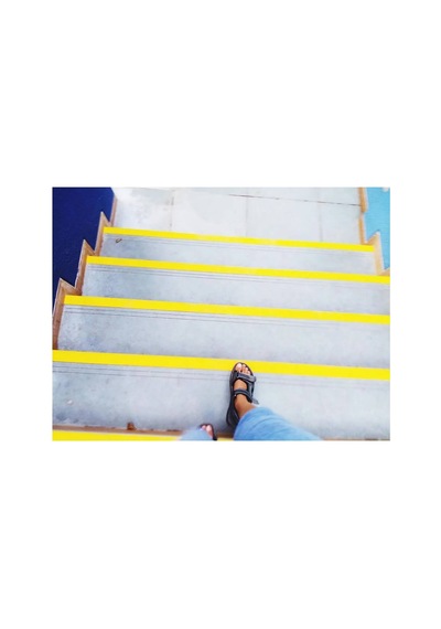 Sarı Merdiven Ve Zemin Kaydırmaz Bant 25mm X 25mt Kaymaz Antislip Bant Bant Marketim