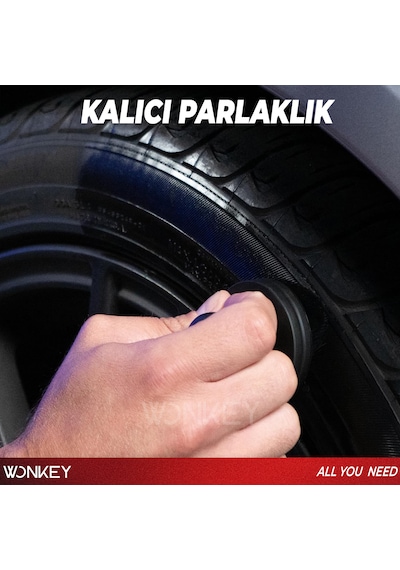 Wonkey Oto Lastik Parlatma Aplikatörü ,Ergonomik Araba Lastik Parlatıcı Süngeri Ve Uygulama Pedi, Araç Lastik Bakım Ve Parlatma Aksesuarı ,Lastik Parlatıcı Aparat