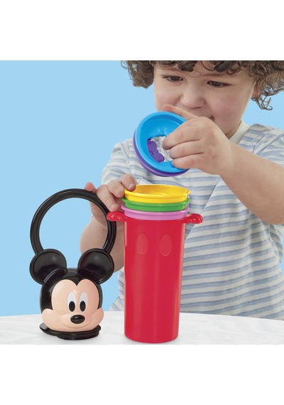 Play-doh Disney Junior Happy Stackable Oyun Seti Okul Öncesi Çocuklar İçin Oyuncak 2 Yaş Ve Üzeri Çocuklar İçin Sanat Ve El İşi Hediyesi