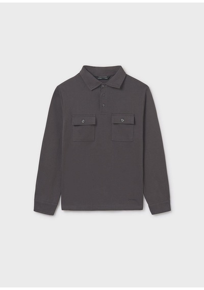 Mayoral Erkek Çocuk Yakalı Sweatshirt Gri