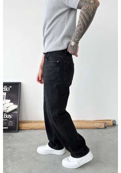 Füme Basic Baggy Fit Pantolon Füme