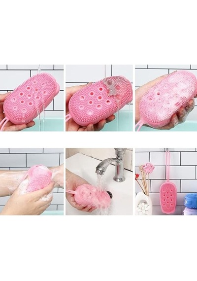 Mawrond Silikonlu Sünger Hazneli Banyo Hamam Kesesi Mawrond Silikonlu Sünger Hazneli Banyo Hamam Kesesi