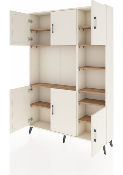 Arges Dolap 10 Raflı 6 Kapaklı 132x30x195 Aytaşı-aytaşı/çam Aytaşı Arges Dolap 10 Raflı 6 Kapaklı 132x30x195 Aytaşı-aytaşı/çam Aytaşı