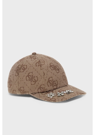 Guess Audrey Tamamı Logolu Şapka Aw5615pol01 Bayan Şapka Aw5615 Pol01 Ltl Kahve