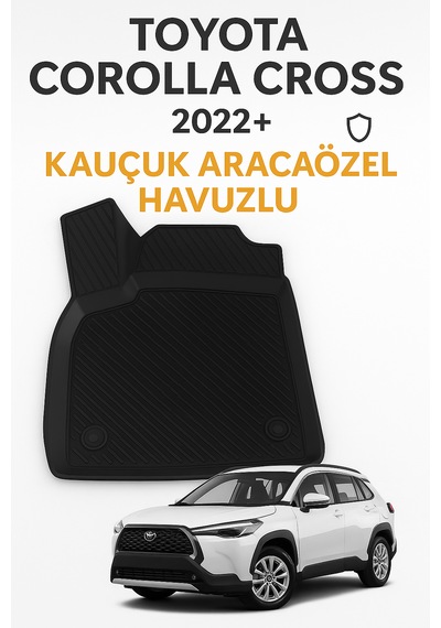 Toyota Corolla Cross 2022 Sonrası Uyumlu 3d Kauçuk Oto Paspas