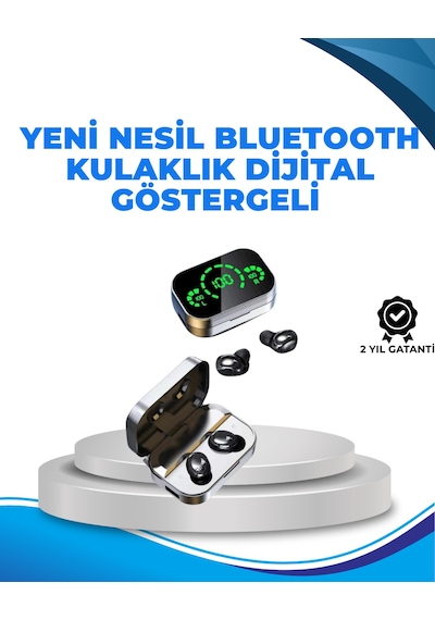 Gürültü Engelleyici Bluetooth Kulaklık Akıllı Ekranlı, Hifi Ses Kalitesi 1