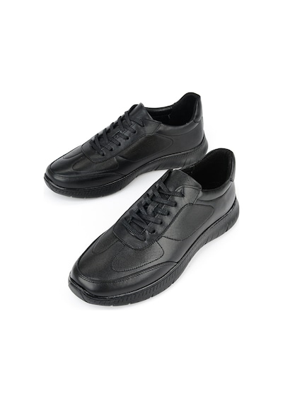 Ziya, Erkek Hakiki Deri Sneaker 153423z92 Siyah 153423z92 000 Siyah