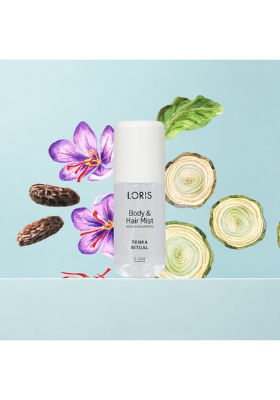 E-330 Tonka Ritual Hair & Body Mist Oud, Safran Ve Gül Kokulu Saç Ve Vücut Spreyi 95 Ml