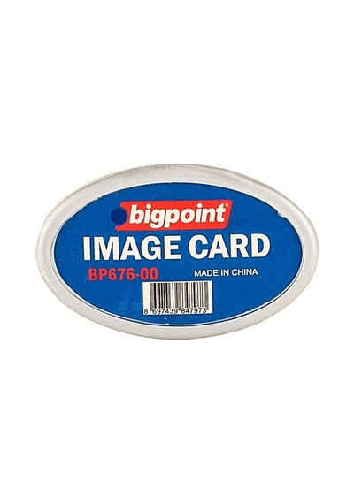 Bigpoint Akrilik İsimlik Oval  Şeffaf