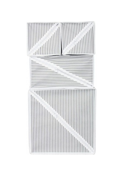 Çekmece Düzenleme Kutu Seti Organizer 4lü Set 5673 Açık Ahşap